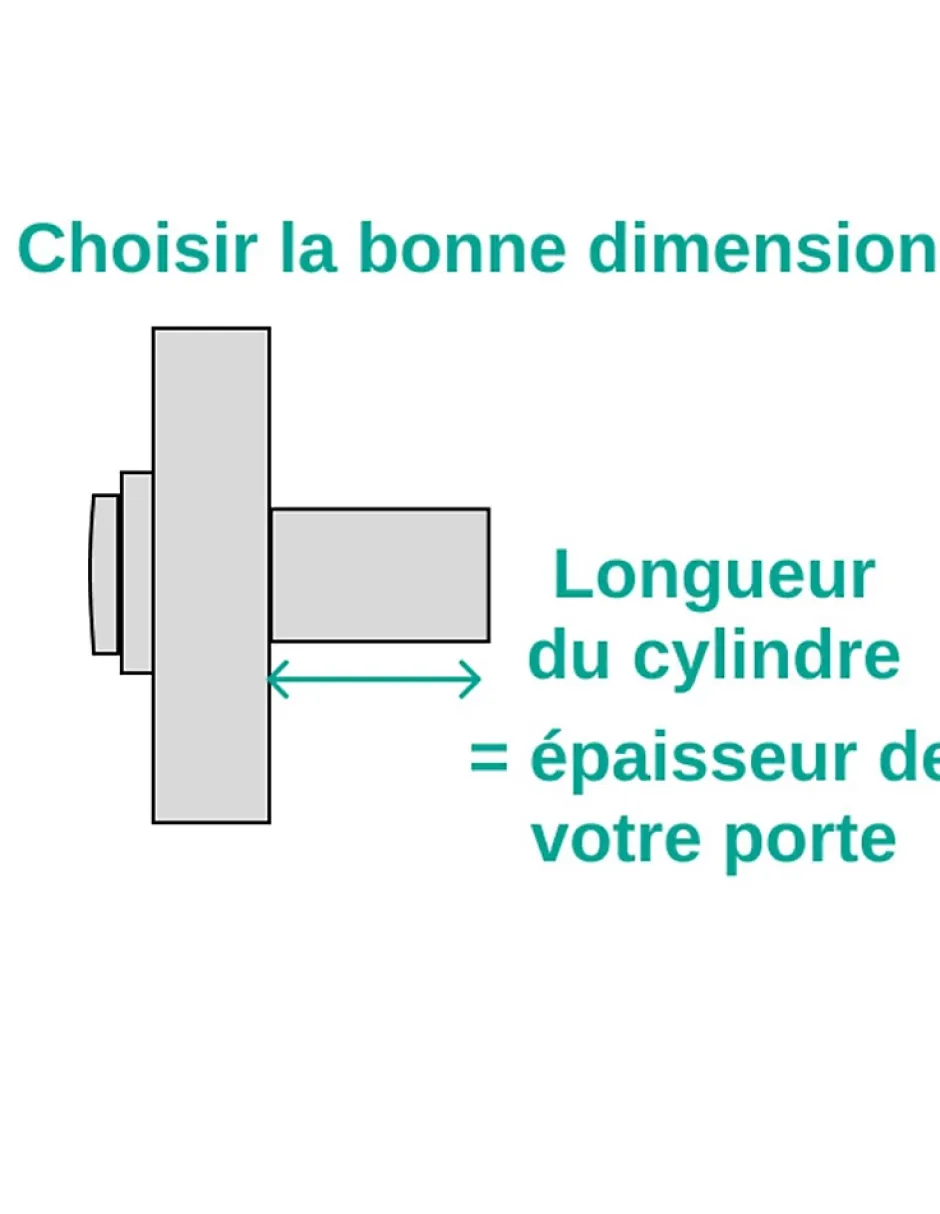 Verrou double entrée Apache pour porte d'entrée, cylindre 60mm, acier, 3 clés, époxy or --Thirard Discount