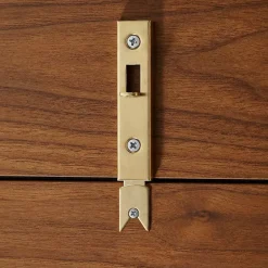 Verrou droit pour armoire l. 16mm x H. 70mm x EP. 7 mm^Diall Sale