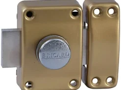 Verrou targette bouton sans Cylindre-Bricard Discount