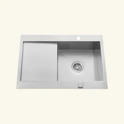 Vidage automatique gain de place 1 bac CUIPD033 pour évier inox - Siphon gain de place-Cuisissimo Outlet