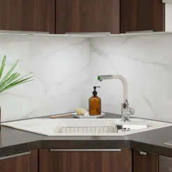 Vidage automatique gain de place CUIPD316 pour évier 2 bacs - Siphon gain de place-Cuisissimo Outlet