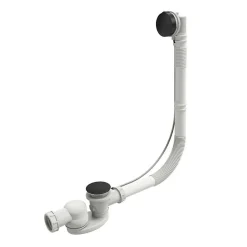 Vidage baignoire extra plat câble long (1m) noir mat^Jacob Delafon New