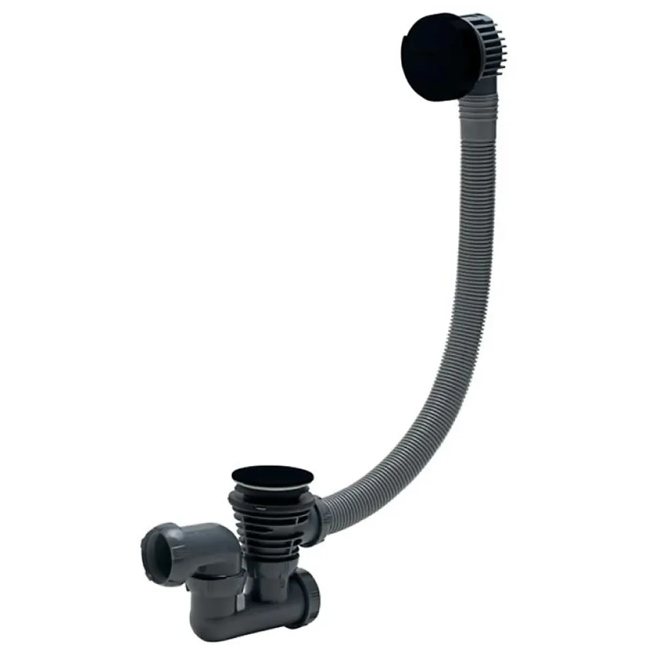 Vidage de baignoire à câble noir-Wirquin Online