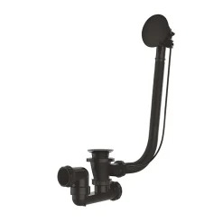 Vidage de baignoire automatique à câble sortie orientable à 360° finition noire^Valentin Online