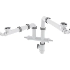 Vidage d'évier universel - 2 bacs -^Valentin Clearance