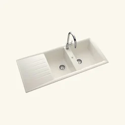 Vidage manuel 2 bacs CUIPD129 - Siphon gain de place^Cuisissimo Hot