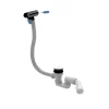 Vidage pour baignoire Loop & Friends semi-îlot bonde blanche et trop-plein chromé-Villeroy & Boch Best