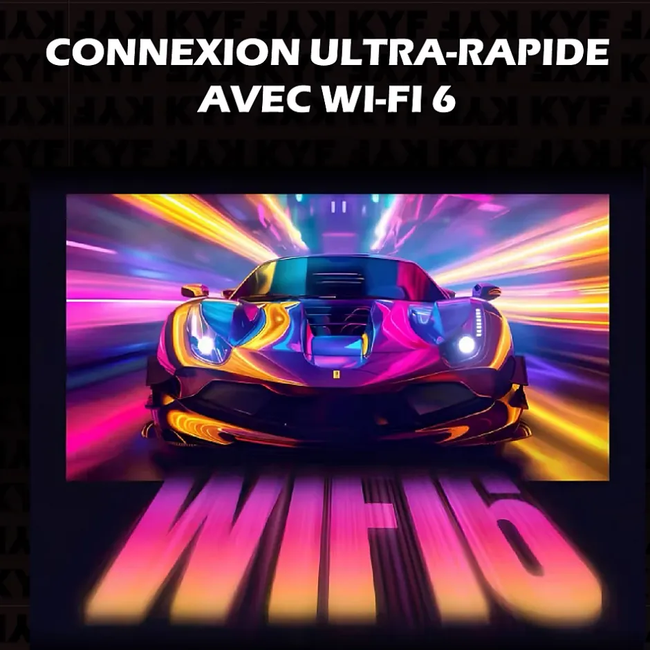 Vidéoprojecteur Android 13.0 FULL HD Design rétro pliable + Mini mur d'enceinte 20W bluetooth modulable 4-EN-1-Kyf Outlet