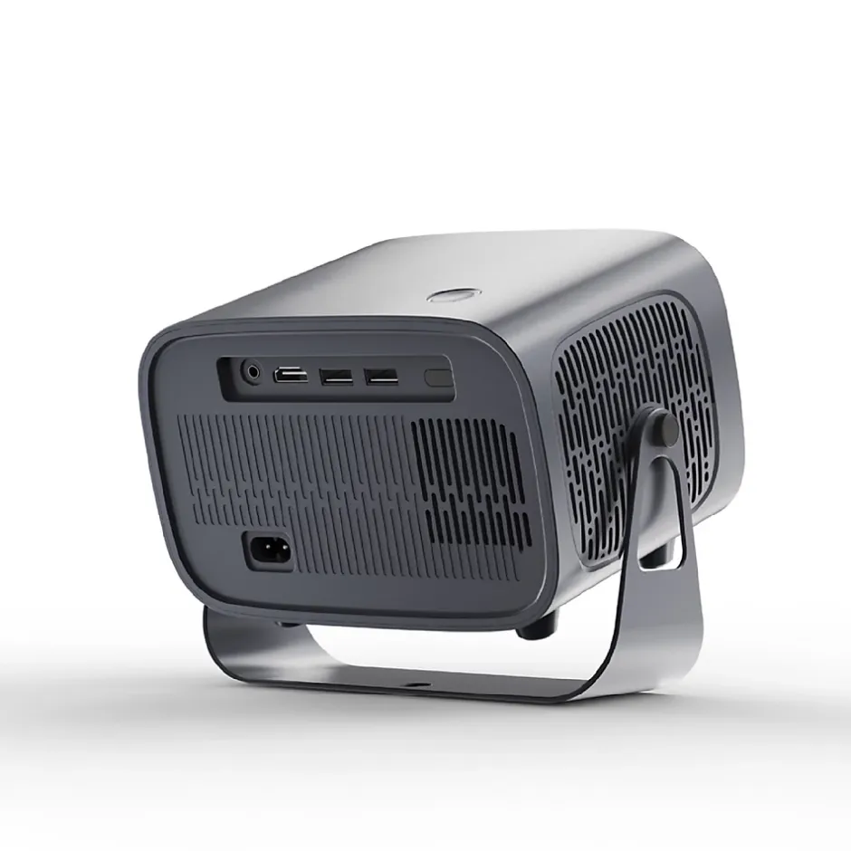 Vidéoprojecteur Android 13.0 FULL HD Design rétro pliable + Mini mur d'enceinte 20W bluetooth modulable 4-EN-1-Kyf Outlet