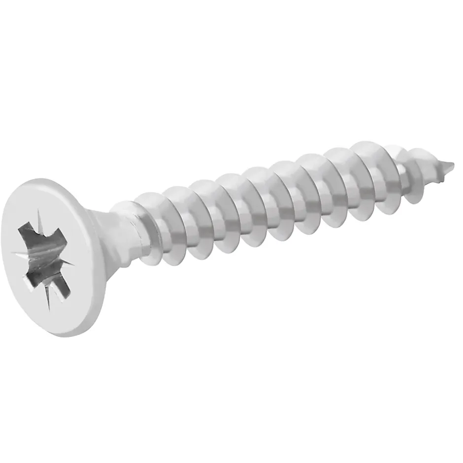 Vis à bois en acier inoxydable A2 pozidriv 3x20 mm - 200 pièces^Diall