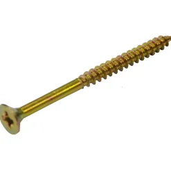 Vis à bois et agglo 6 x 80 mm tête fraisée POZIDRIV (boîte de 200)-Lem Select Outlet