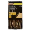 Vis à bois Premium pozidriv zinguée jaune 6x80 mm - 20 pièces^TurboDrive Sale