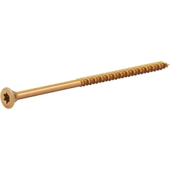 Vis à bois Premium torx zinguée jaune 5x100 mm - 100 pièces^TurboDrive Hot