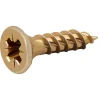 Vis à bois Premium pozidriv zinguée jaune 4x16 mm - 100 pièces^TurboDrive Hot