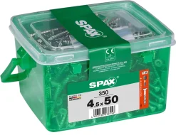 Vis à bois Wirox Spax torx A9J 4,5x50mm - 350 pièces^Spax France Outlet