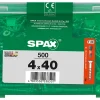 Vis à bois Wirox Spax torx A9J 4x40mm - 500 pièces^Spax France Sale