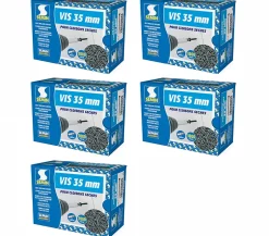 Vis Auto Perceuse 35 mm - Fixation des Plaques de Plâtre sur l'Ossature - Intérieur - Boîte de 1000 Pièces (Lot de 5000)-Semin Best