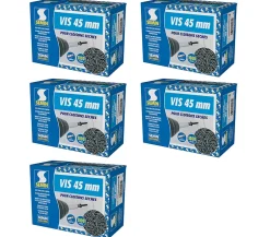 Vis Auto Perceuse 45 mm - Fixation des Plaques de Plâtre sur l'Ossature - Intérieur - Boîte de 1000 Pièces (Lot de 5000)^Semin Sale