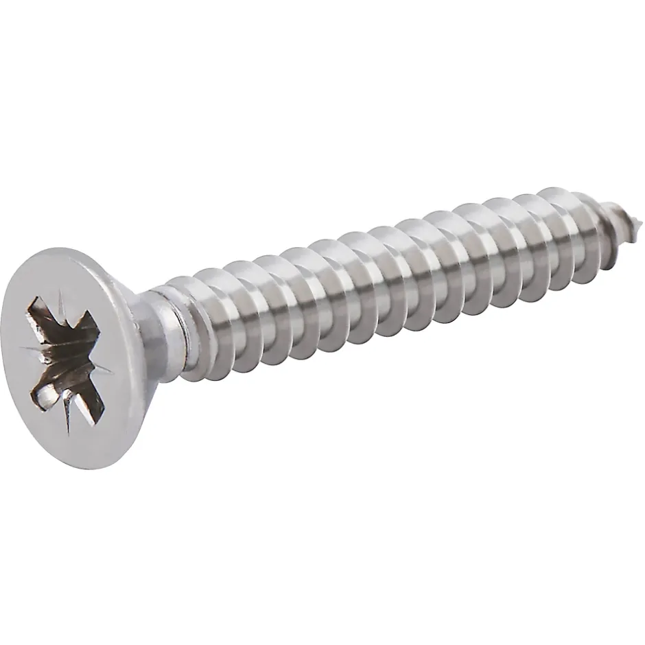 Vis autoperceuses fraisées en acier inoxydable A2, 4,8x32 mm - 25 pièces^Diall