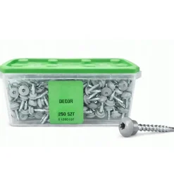 Vis autoperceuses toiture EPDM pour bois TX25 RAL 9006 Aluminium blanc 4,8 x 35 mm 250 pièces^Essve Hot