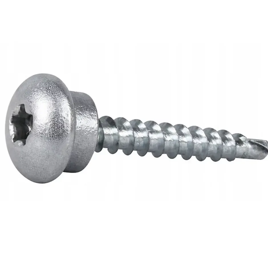 Vis autoperceuses toiture EPDM pour bois TX25 RAL 9006 Aluminium blanc 4,8 x 35 mm 250 pièces^Essve Hot