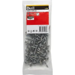 Vis de bardage en acier inoxydable A2, 4,5x35 mm - 50 pièces^Diall Clearance