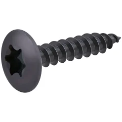 Vis de charnière zinguée noire 6x30 mm - 200 pièces^Diall