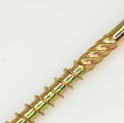 Vis de construction en bois à tête fraisée, zinguée jaune, 8 x 50 mm 100 pcs-Domax Best