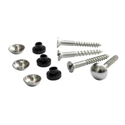 Vis fendue tête bombée pour miroir , lot de 4-Diall Online