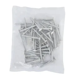 Vis pour profilé PVC 5x50 laqué blanc sachet de 50- Hot