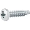 Vis zinguée autoperceuses à tête cylindrique, 4,2x19 mm - 100 pièces^Diall Best