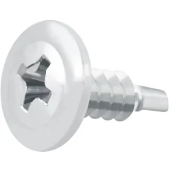 Vis zinguée autoperceuses à tête à collerette, 4,2x13 mm - 200 pièces^Diall