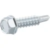 Vis zinguée autoperceuses à tête hexagonale, 5,5x25 mm - 100 pièces^Diall Clearance