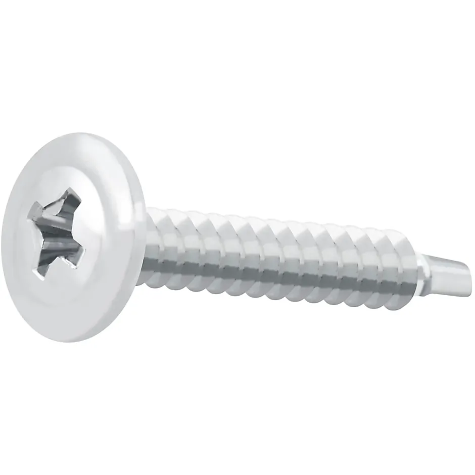 Vis zinguée autoperceuses à tête à collerette, 4,2x25 mm - 100 pièces-Diall Sale