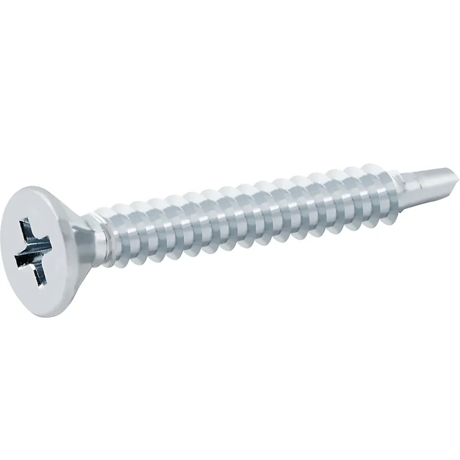 Vis zinguée autoperceuses fraisées, 4,8x38 mm - 100 pièces-Diall Online