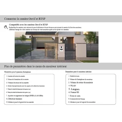 Visiophone connecté 2 fils avec lecteur RFID et enregistreur de visiteurs^Automatisme Passion New