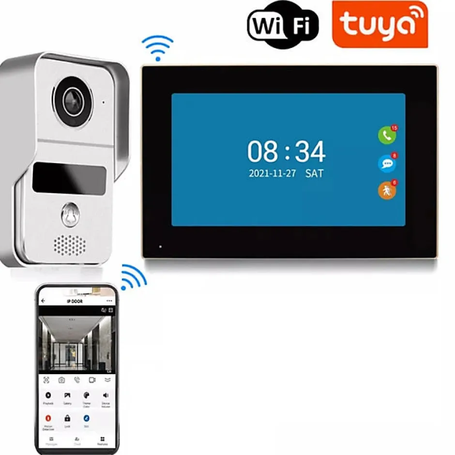 Visiophone connecté wifi avec écran tactile-Automatisme Passion Sale