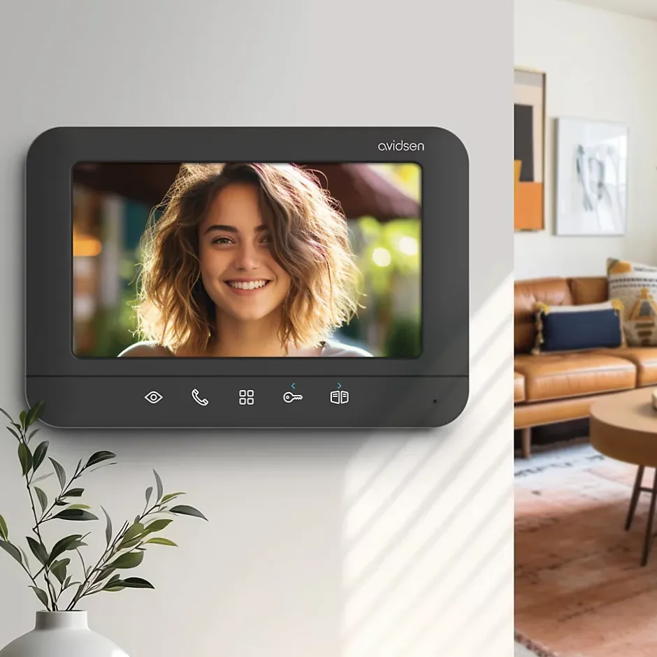 Visiophone couleur - 2 fils - double commande - Prima - - 112300-Avidsen Sale