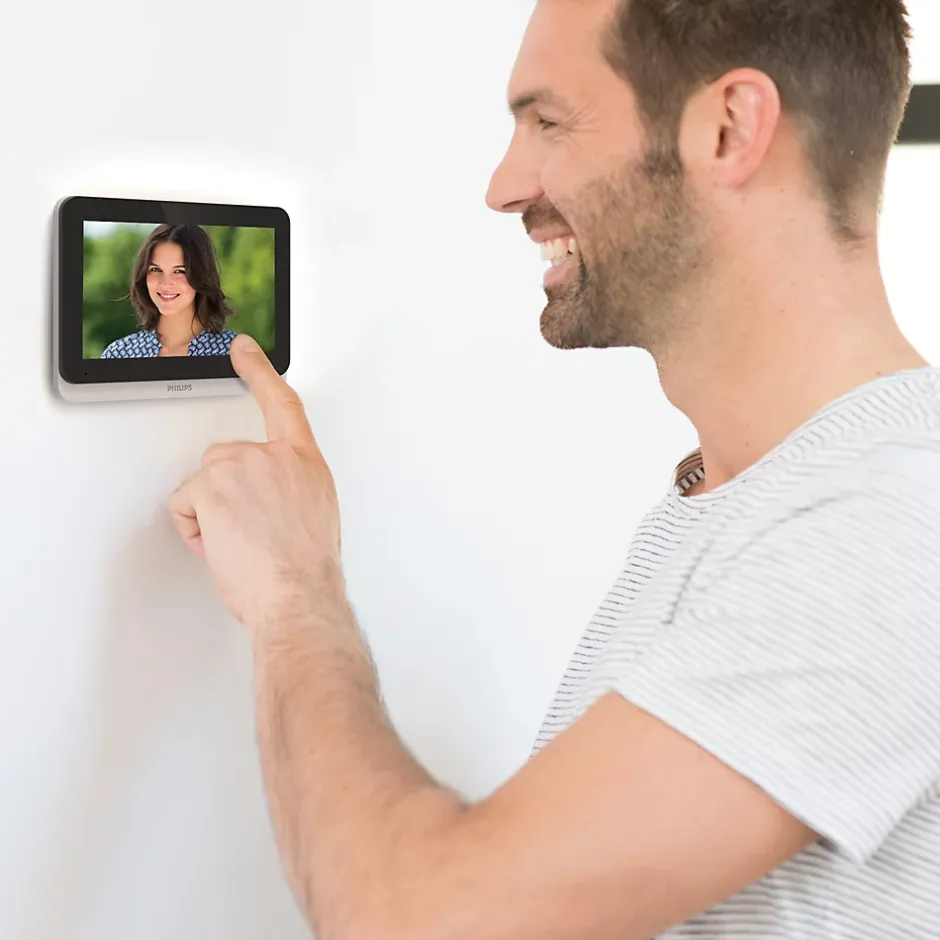 Visiophone filaire 7" tactile et ultra plat - WelcomeEye Lite 2 - - 531047-Philips Sale