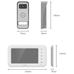 Visiophone filaire Elia écran 7