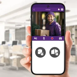 Visiophone filaire et connecté 3K WelcomeEye Connect 3 avec écran supplémentaire et transformateur-Philips Hot