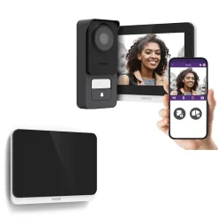 Visiophone WelcomeEye Connect 3 + moniteur supplémentaire Connect 3^Philips Hot