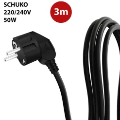 WAINGRO 50W : Projecteur de travail LED SMD 50W avec support de terre et câble 3m-Velamp Hot