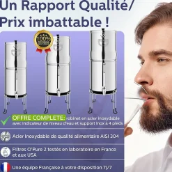 (r) Neptune 11L - système de filtration par gravité pour eau potable-Weeplow Discount