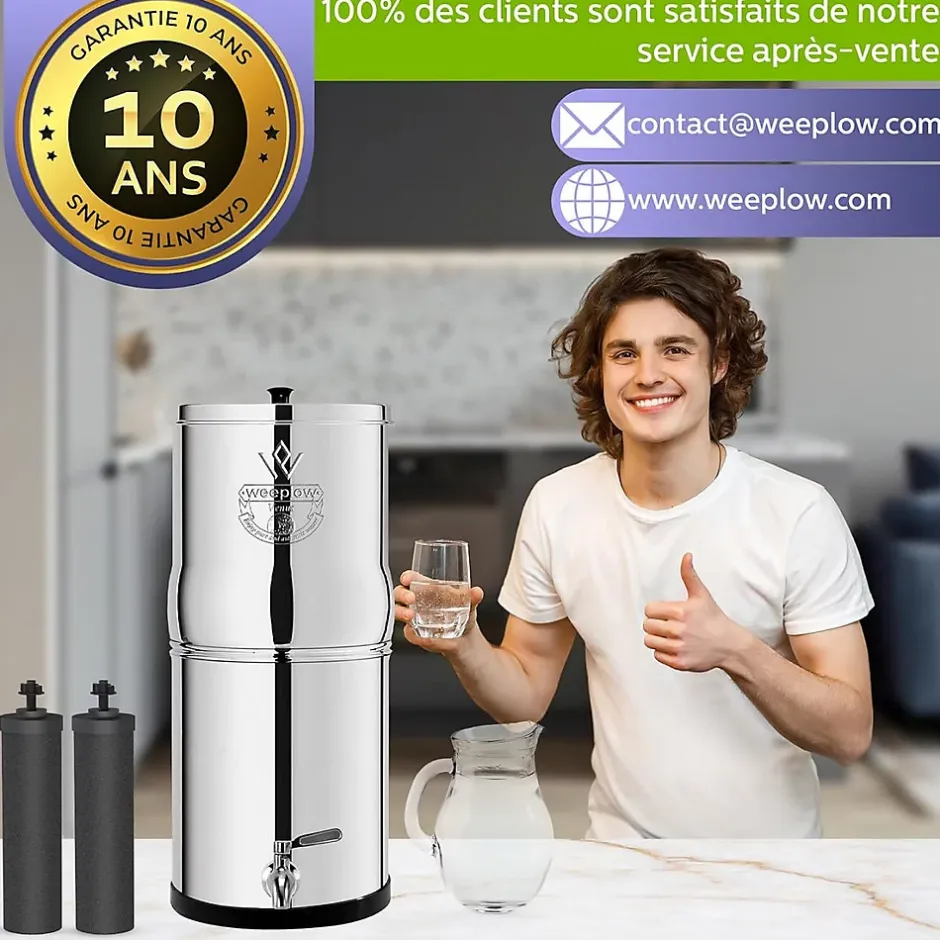 (r) Venus 5.6L Édition Essentielle - système de filtration par gravité pour eau potable-Weeplow Best