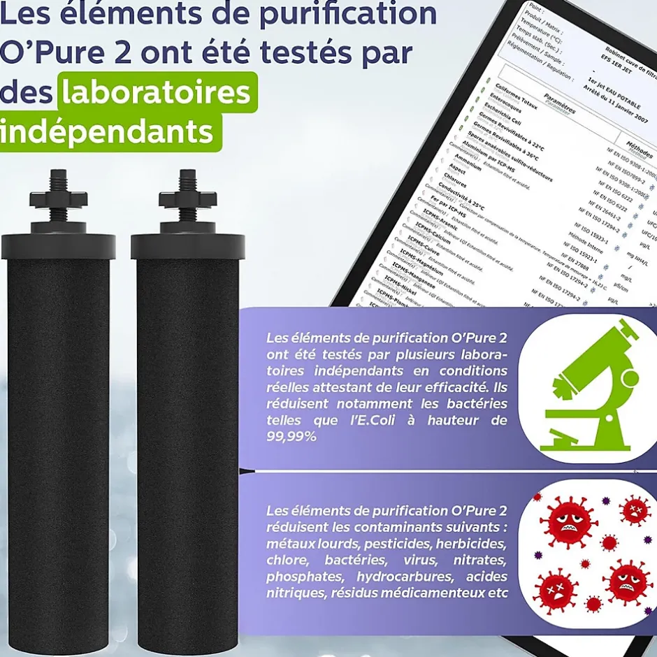 (r) Venus 5.6L Édition Essentielle - système de filtration par gravité pour eau potable-Weeplow Best