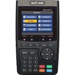 WS-6975 Mesureur de Champ Terrestre DVB-T2 MPEG-2 MPEG4 H.265-Satlink Best