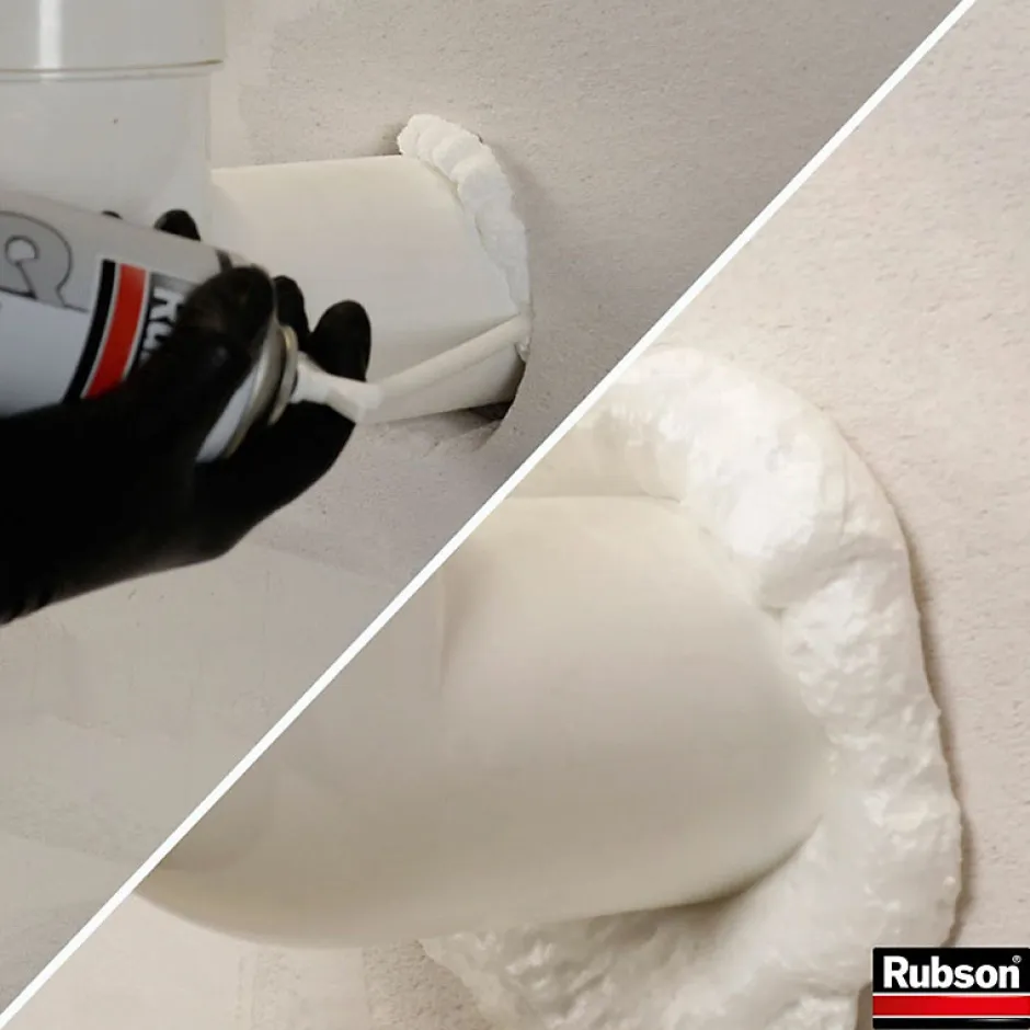 12x aerosols mousse PU expansive 500ml WhiteTEQ-Rubson Discount