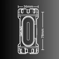- Lampe Frontale LED, Détécteur de Mouvement Intégré, 350 Lumens, Rechargeable USB - FR350S-Xanlite Outlet