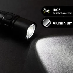 - Torche LED rechargeable USB-C, 2500 lumens - TO2500RIP-Xanlite